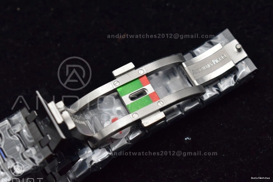 1044 APSF1:1 Calendar Ceramic V Edition Black A5134 41mm Oak Royal Dial GoAnywhere Perpetual Bracelet Black Ceramic on Best 0128